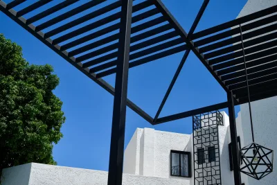 Veranda en terras bij een Spaanse villa