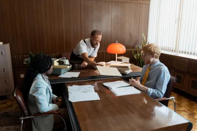 Ondertekening van documenten bij een bank