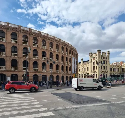 Het stadhuisplein van Valencia