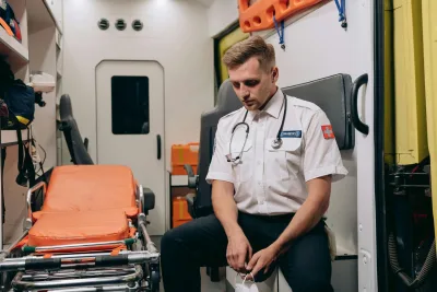 Wachtruimte van een Spaans gezondheidscentrum